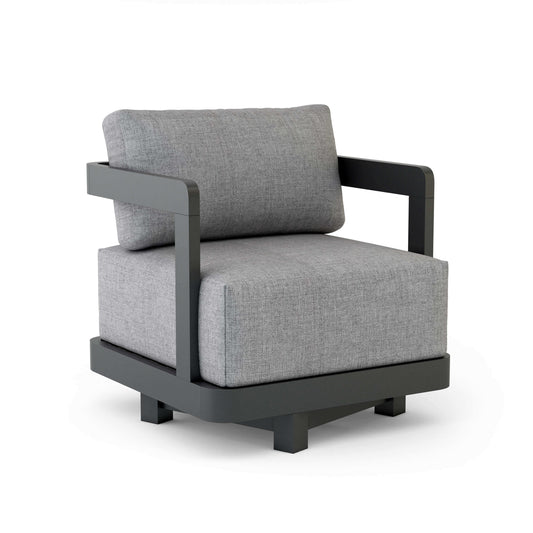 GRANADA ALUMINUM SWIVEL ARMCHAIR