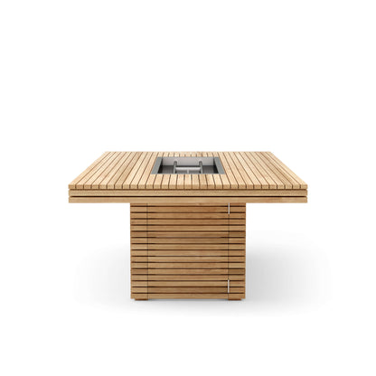 LOUVRE RECTANGULAR FIREPLACE COFFEE TABLE