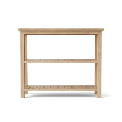 TOWEL CONSOLE TABLE. (4-WICKER BASKETS WIC-4720 OPTIONAL)
