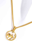 Constellation Pendant Stainless Steel Necklace